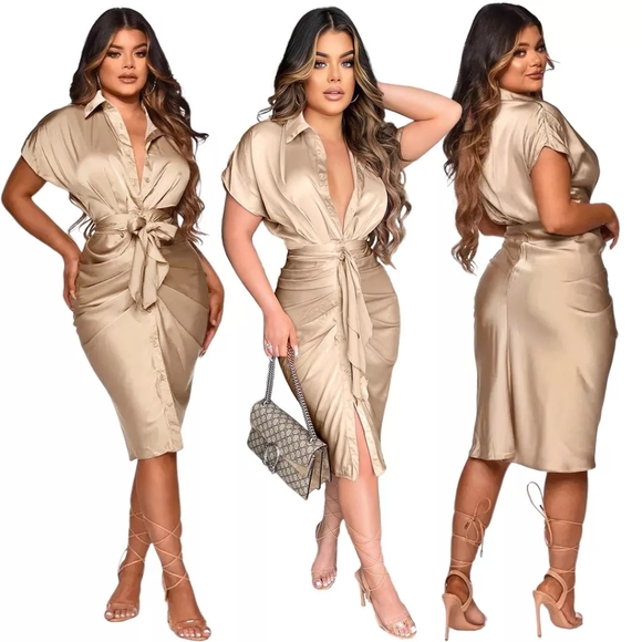 đź’‹BUTTON UP SHIRT DRESS!!! - Picture 1 of 13